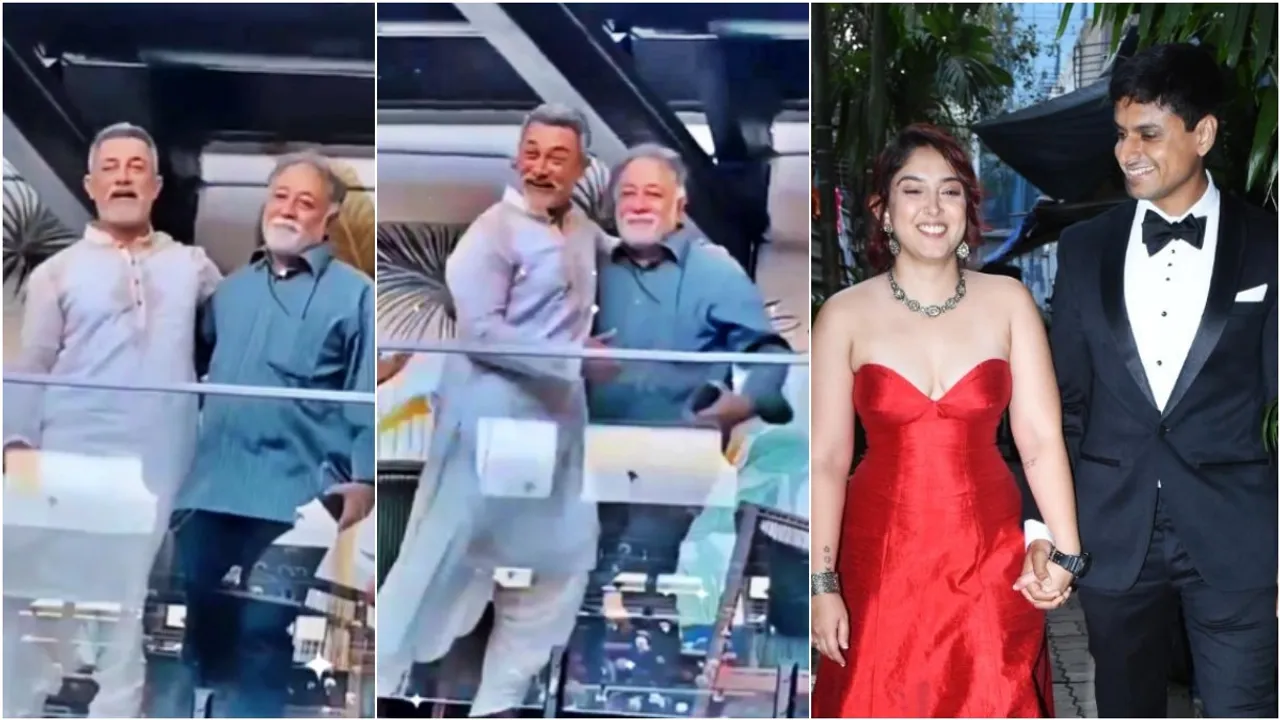 Aamir Khan, Ira khan, Ira khan engagement ceremony, Aamir Khan dance, Aamir Khan Mansoor Khan, আমির খান, ইরা খান, ইরা খানের বাগদান, আমির খানের নাচ, বলিউডের খবর, Indian Express entertainment news