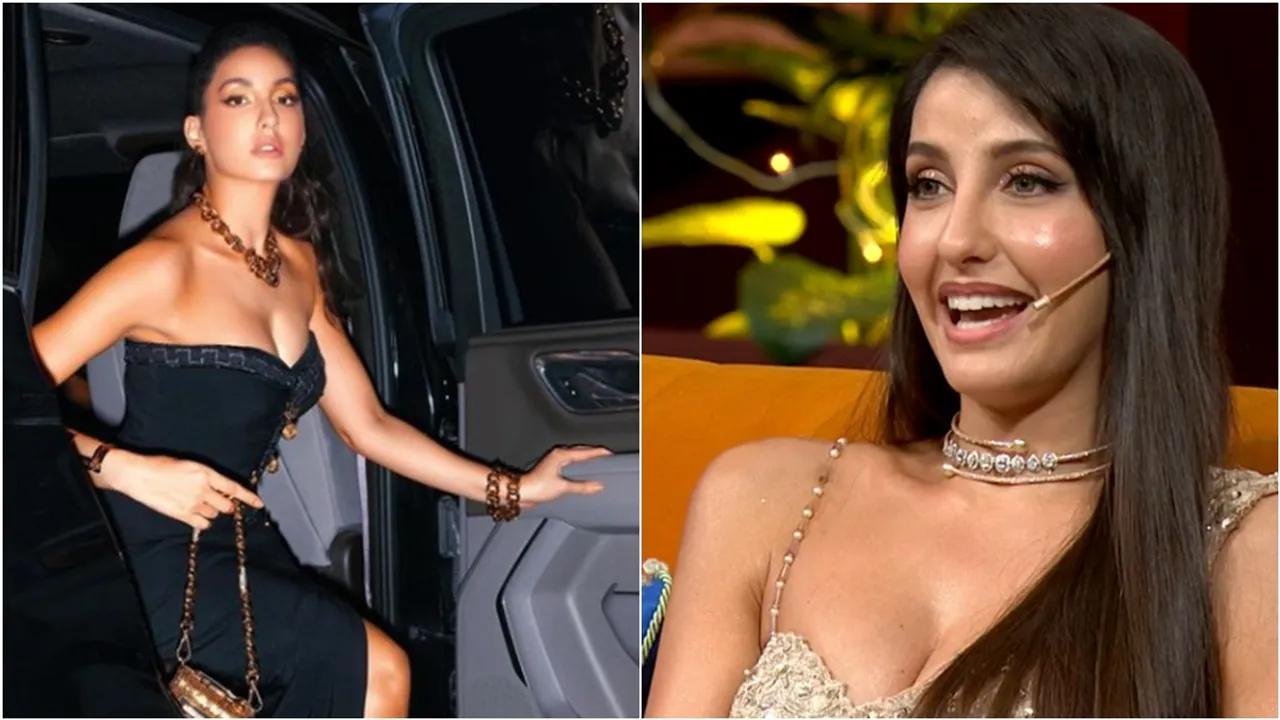nora fatehi aggressive attitude with an actor at bangladesh