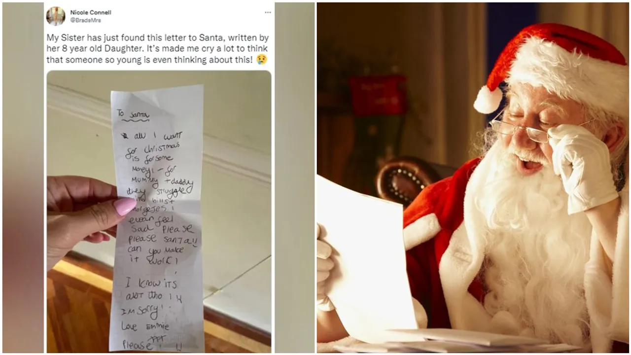 girl ask money on christmas, 8 year old girl ask money on christmas from santa, girl ask money from santa on christmas, girl money from santa claus, ajab gajab news, viral news, world news, omg news, amazing news, trending news, hatke khabar, khabren zara hatke, weird news, ajeebogareeb khabar, omg khabar, hatke news"