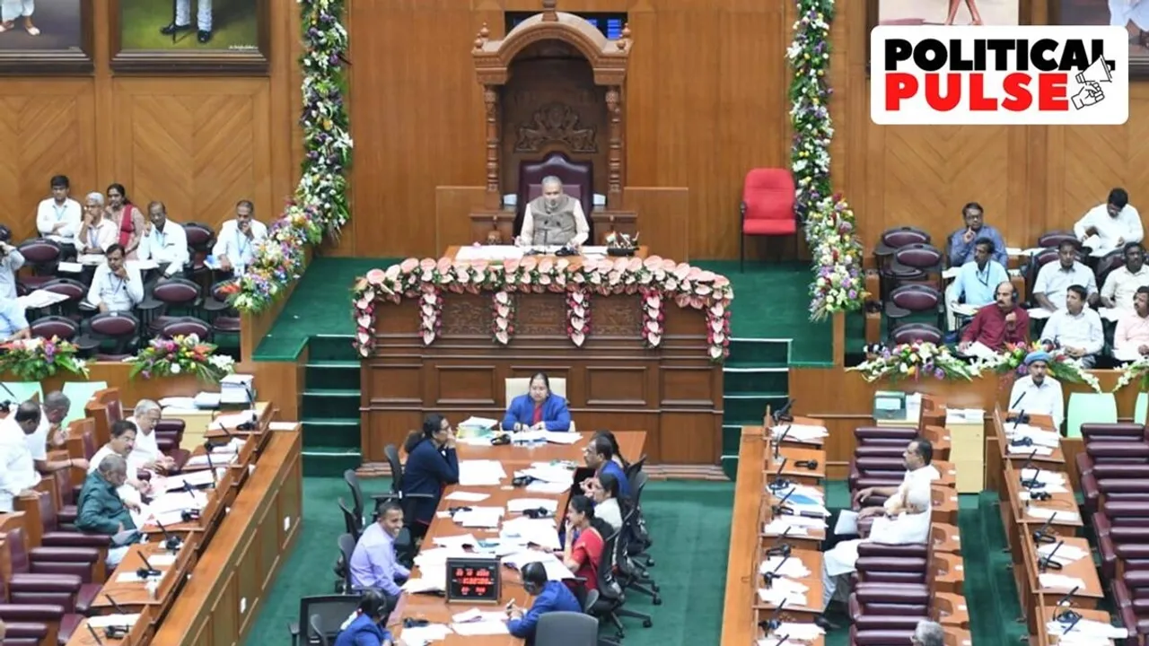 Karnataka, Karnataka news, Karnataka border row, Belagavi border issue, Karnataka Maharashtra border row, Belagavi, Belagavi news, Karnataka Houses to pass resolution on border row, Bangalore, Indian Express, Political pulse, Indian Express Political pulse"