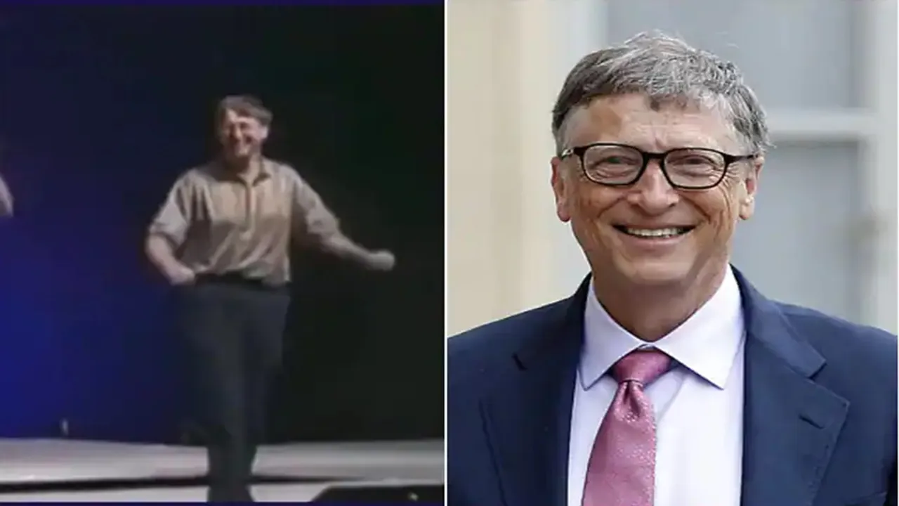 trending Video, viral video, Dance video, Bill Gates, Microsoft windows launch event, Bill gates dance video, Bill Gates Viral Video, Trending Bill Gates, Viral old Dance video, Bill Gates Old Video, Bill Gates Dancing in Microsoft Launch Event. Happy Moment, Success party video