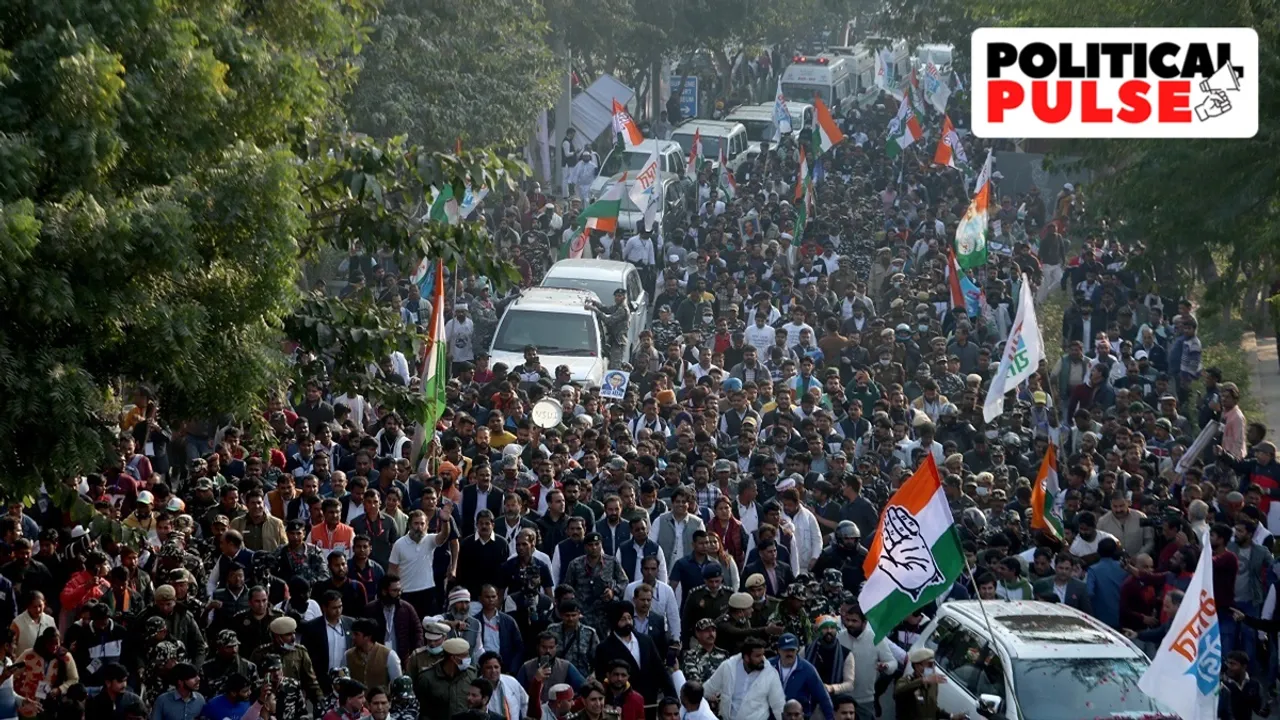 rahul gandhi, bharat jodo yatra, pawan khera, amit shah, delhi, bharat jodo yatra in delhi, political pulse, mallikarjun kharge, indian express news
