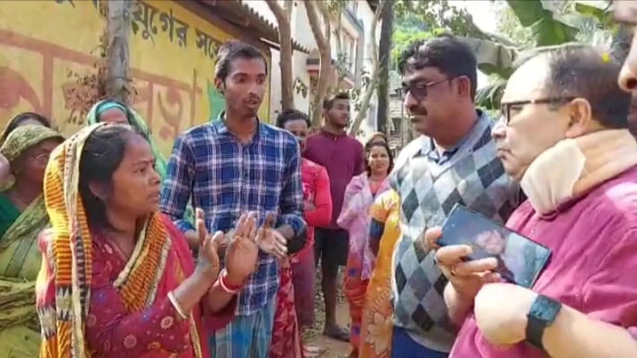 kunal ghosh faces protest at panskura