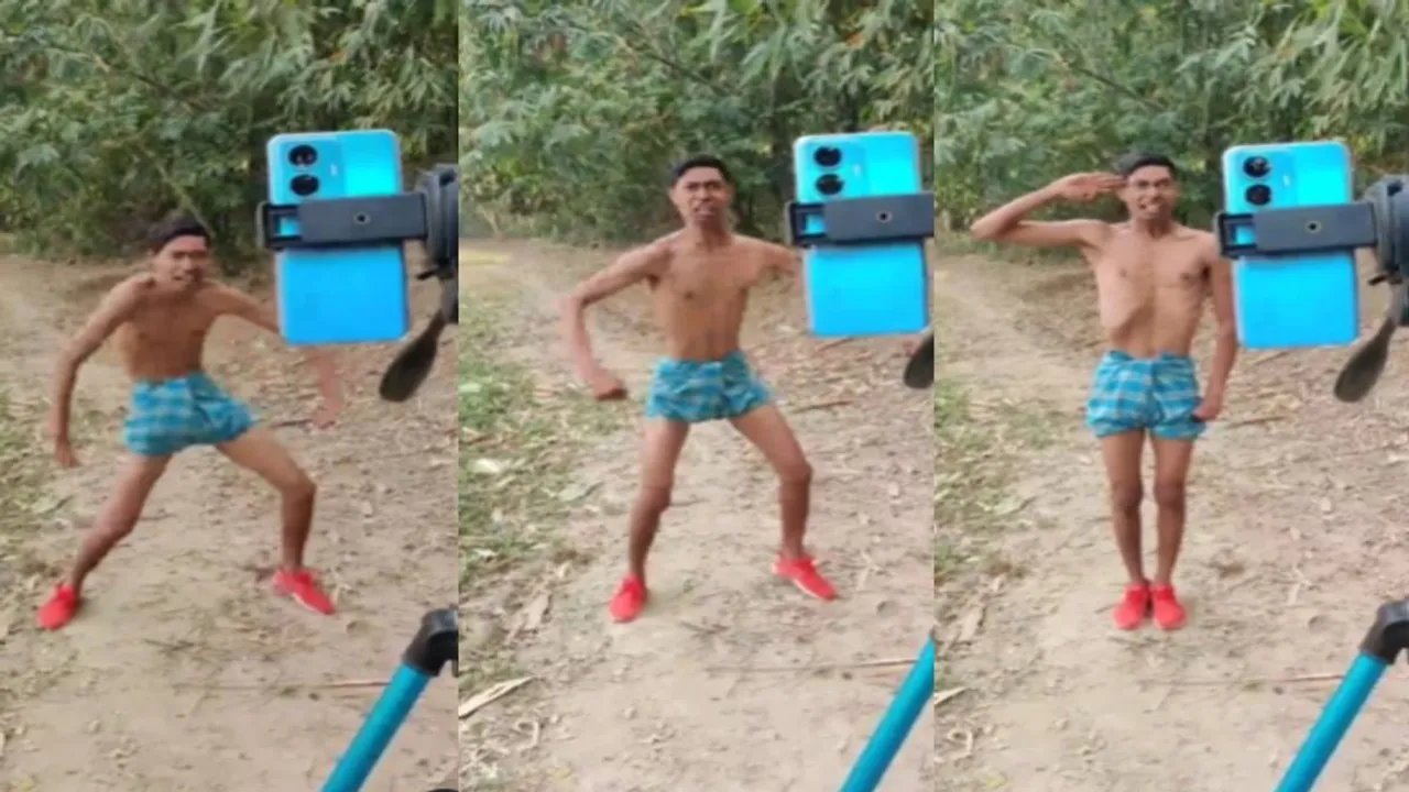 Hilarious Dance Clip, dance clip goes viral,man dances without clothes, people amazed over funny dance, funny dance, viral video, trending video, Man Dances Without Clothes, Hilarious Dance, Viral On Social Media, viral On Internet, strange news, bizarre news, bizarre story, amazing news, strange news, interesting news, viral news, trending news, viral, trending,