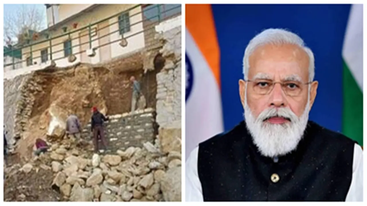 PM Modi,Joshimath,Uttarakhand news,Joshimath sinking,Joshimath news,Uttarakhand,Pushkar Dhami