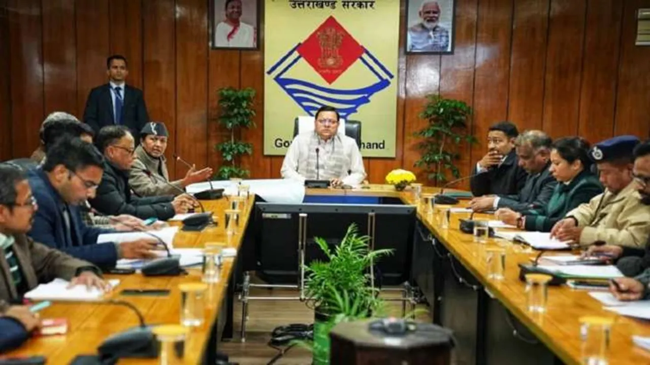 Joshimath, Joshimath news, Joshimath cracks, Joshimath land subsidence, Uttarakhand news, Dehradun news, The Indian express, Uttarakhand government, Chief Minister Pushkar Singh Dhami"