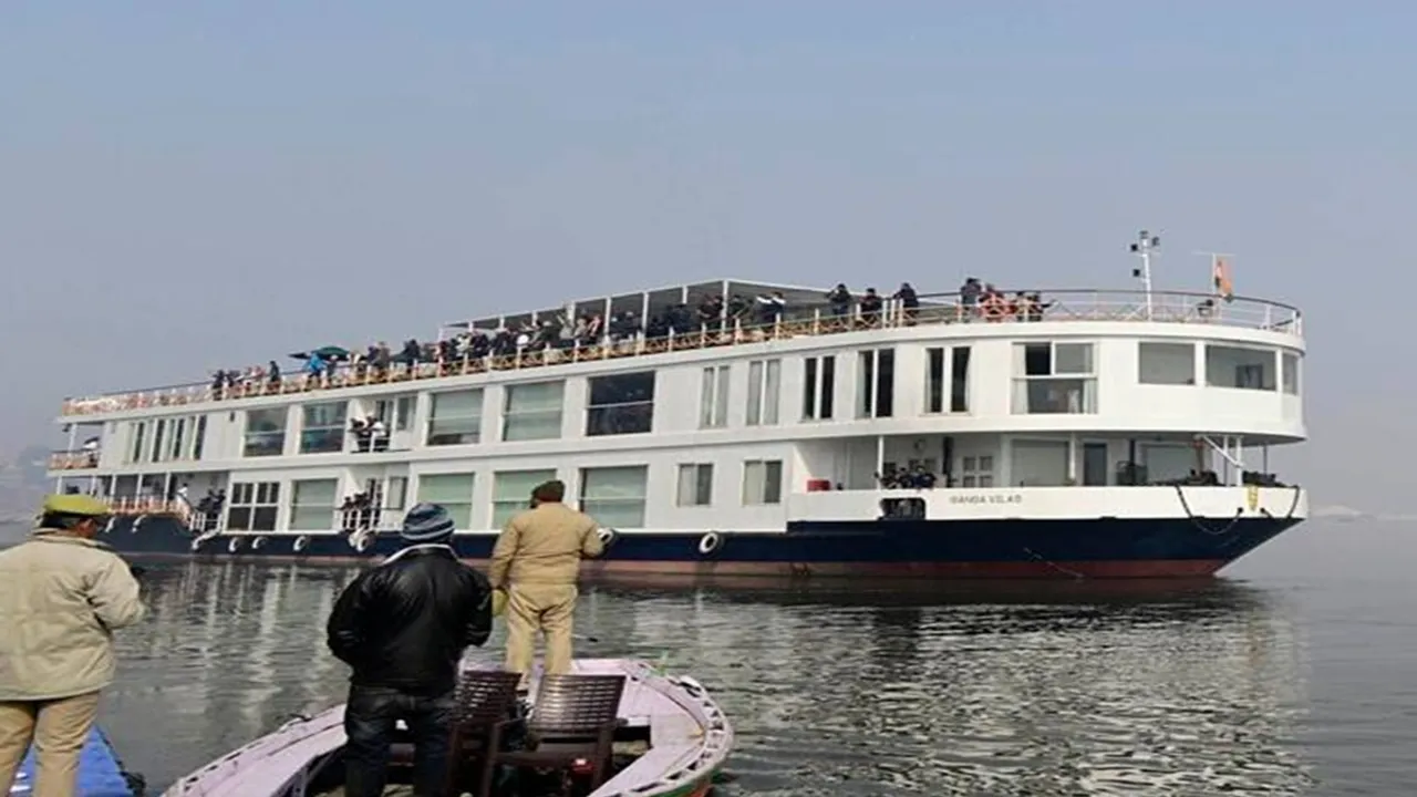 Inland Waterways Authority denies reports of Ganga Vilas Cruise getting stuck in Bihar , গঙ্গায় আটকে প্রমোদ তরী! শোরগোল ফেলা খবর ওড়াল ভারতের অভ্যন্তরীণ জলপথ কর্তৃপক্ষ