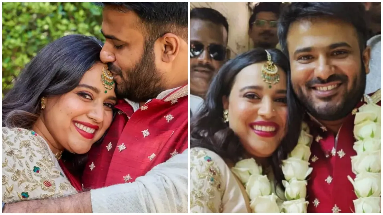 SWARA BHASKER, swara bhasker wedding, swara bhasker husband, Fahad Ahmad, who is Fahad Ahmad, swara bhasker husband, swara bhasker marriage