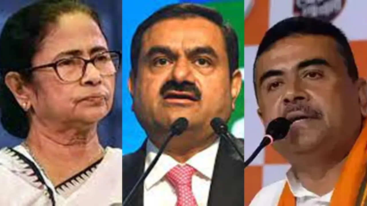 adani tajpur port 10 lakhs job suvendu adikari mamata banerjee, আদানি তাজপুর বন্দর ১০ লক্ষ চাকরি শুভেন্দু অধিকারী মমতা ব্যানার্জী
