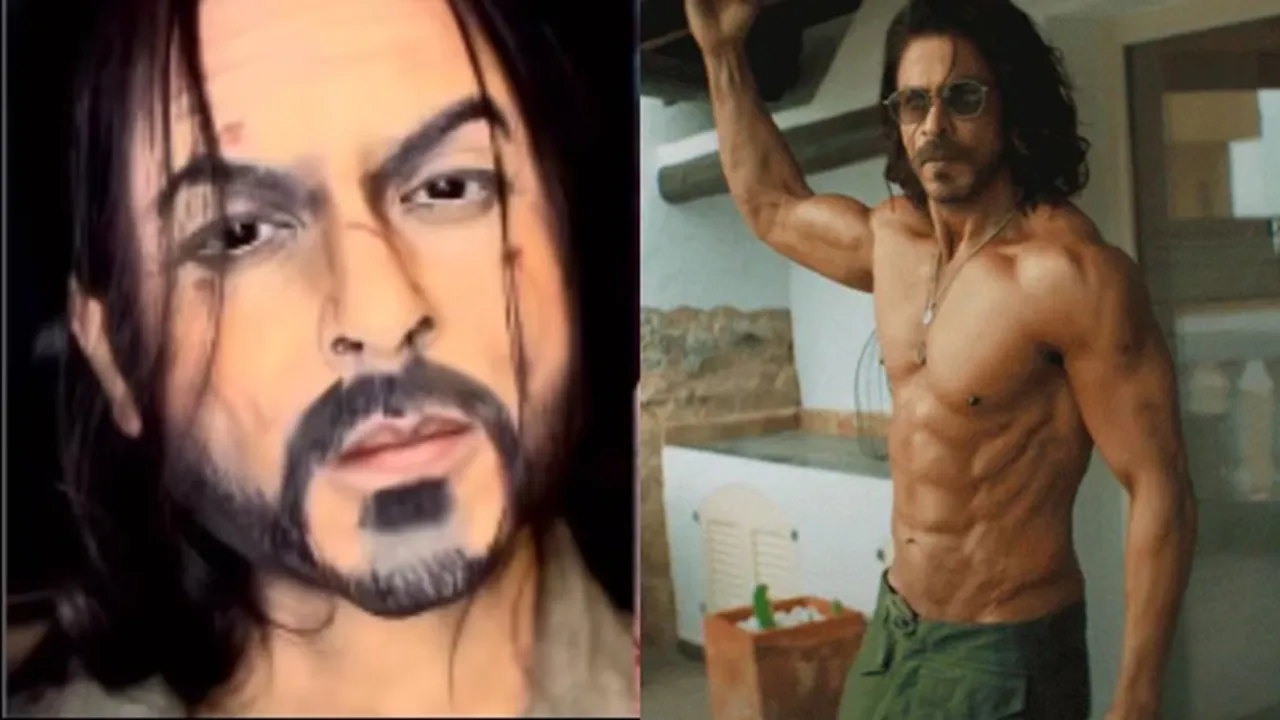 makeup artist, canada, shah rukh khan, srk, jhoome jo pathaan, pathaan, viral video,
