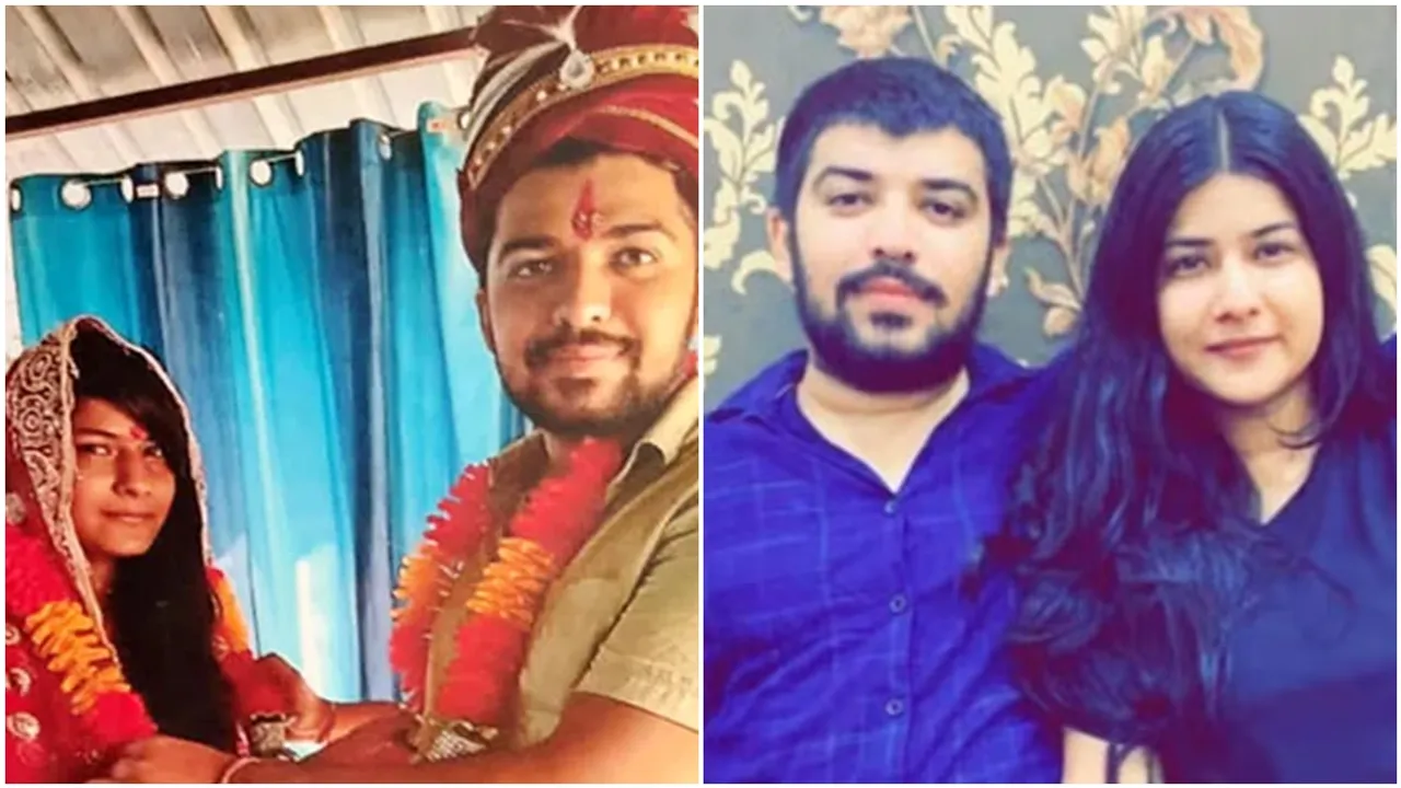 Nikki Yadav murder case, Sahil Gehlot, Delhi Crime Branch, couple already married, wedding pictures, live-in partner, couple solemnised their marriage at a temple, investigation into murder case, Indian Express