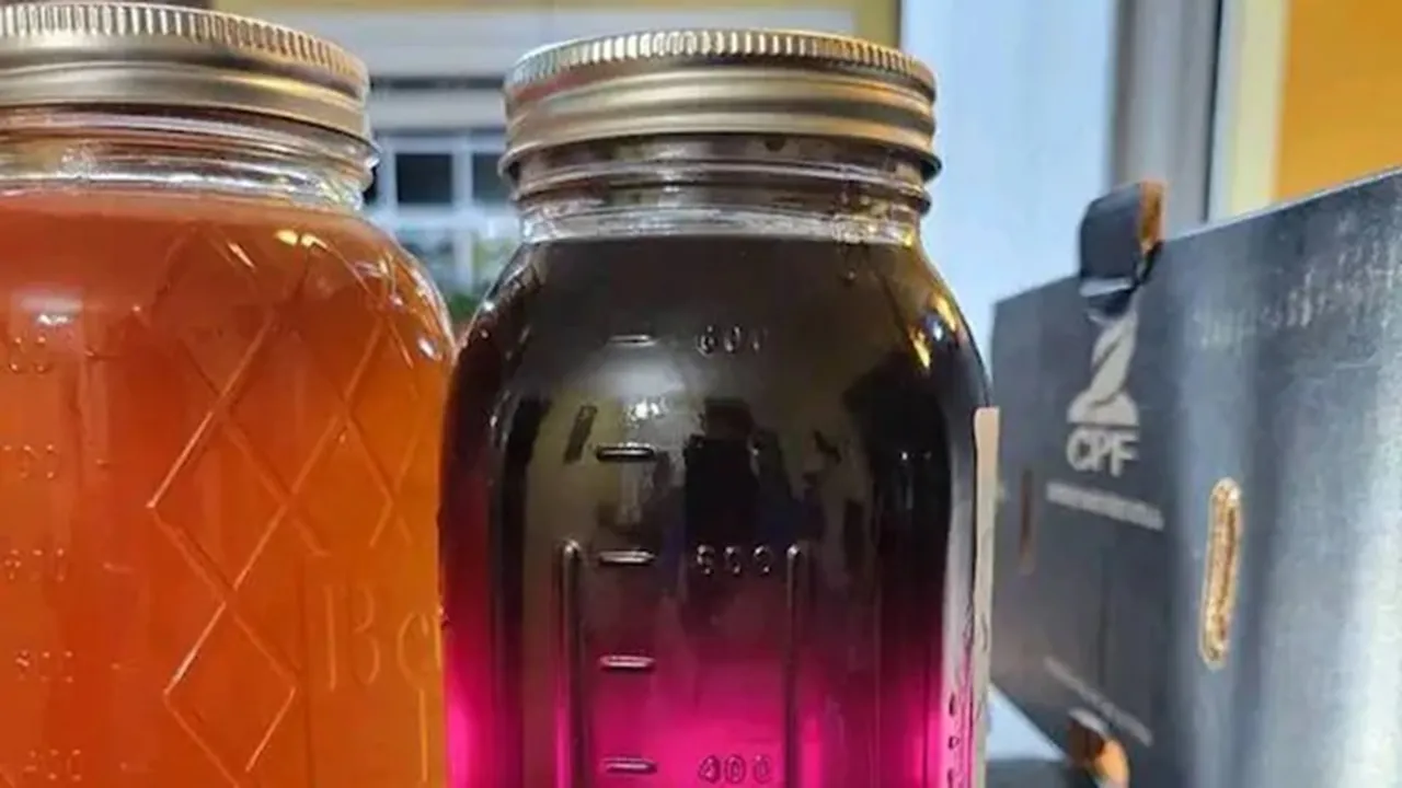 Honey,Purple Honey,North Carolina,viral news,bees,Purple Honey In