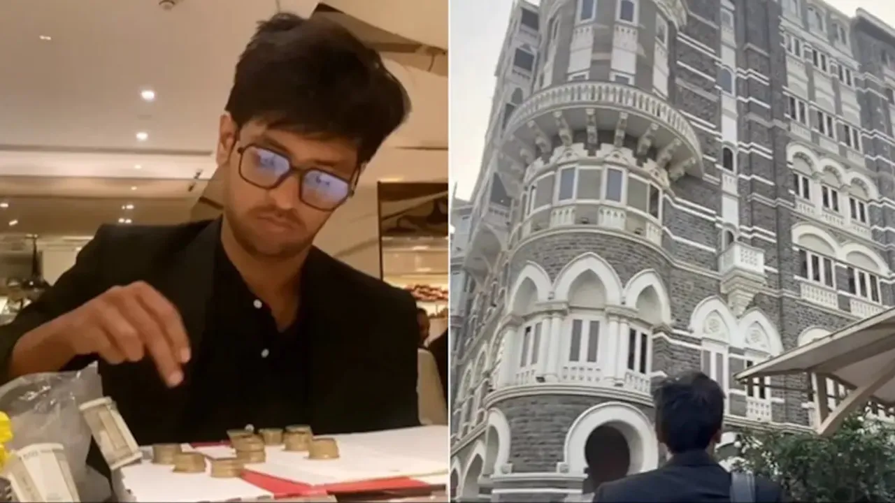Taj, Taj Hotel, Taj Hotel Coins, MUMBAI NEWS, Mumbai Taj Hotel, Taj Hotel News, viral video, viral"