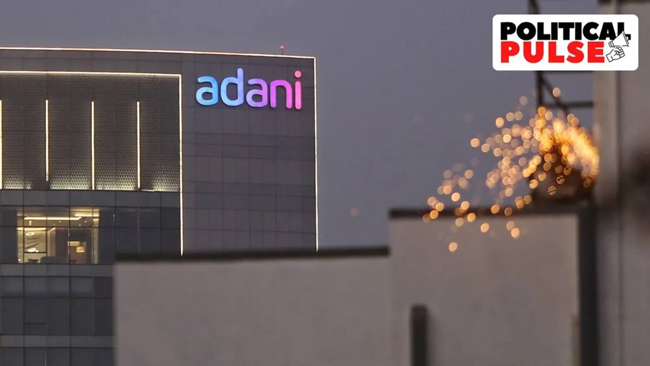 Adani row, Adani market crash, Adani group rout, Nirmala Sitharaman, Pralhad Joshi, indian express, political pulse"