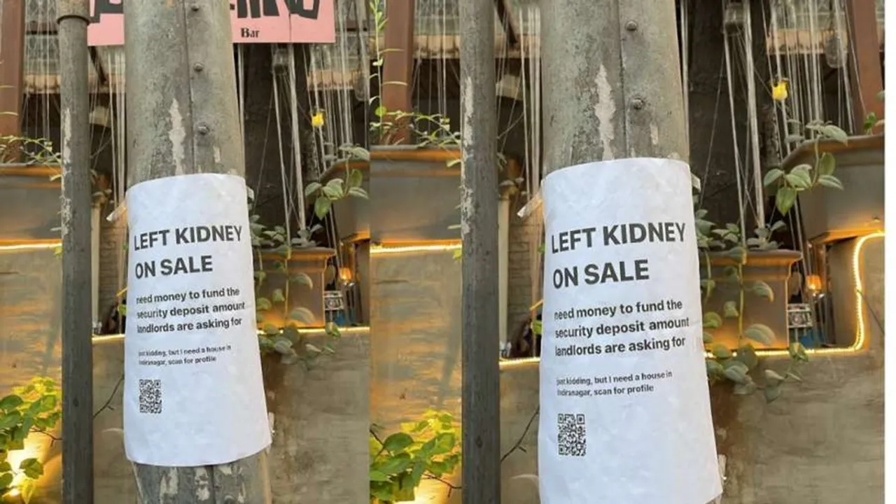 selling kidney viral, trending news