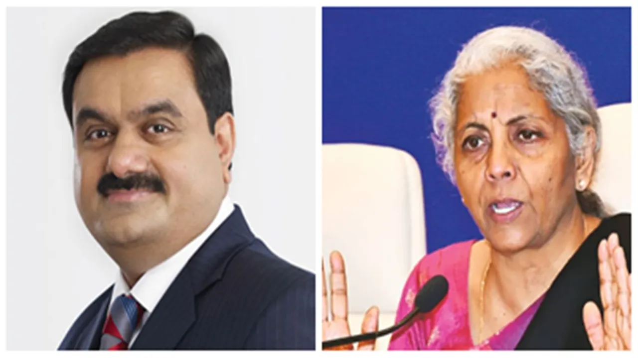 "Adani Group companies, adani group, Adani Enterprises, Nirmala Sitharaman, Hindenburg Research, Indian Express, India news, current affairs"
