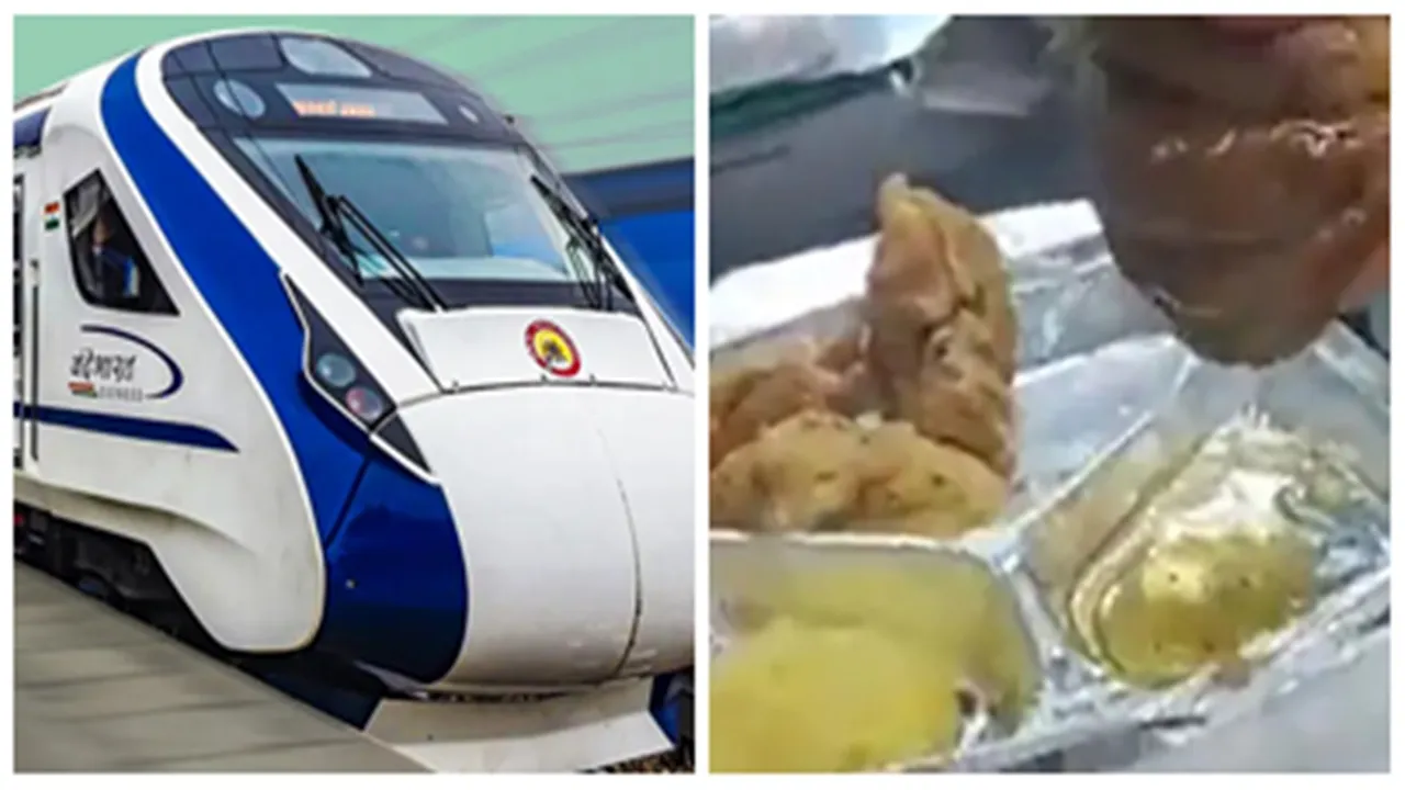 viral video, vande bharat, train food, vande bharat food, vande bharat train, viral news