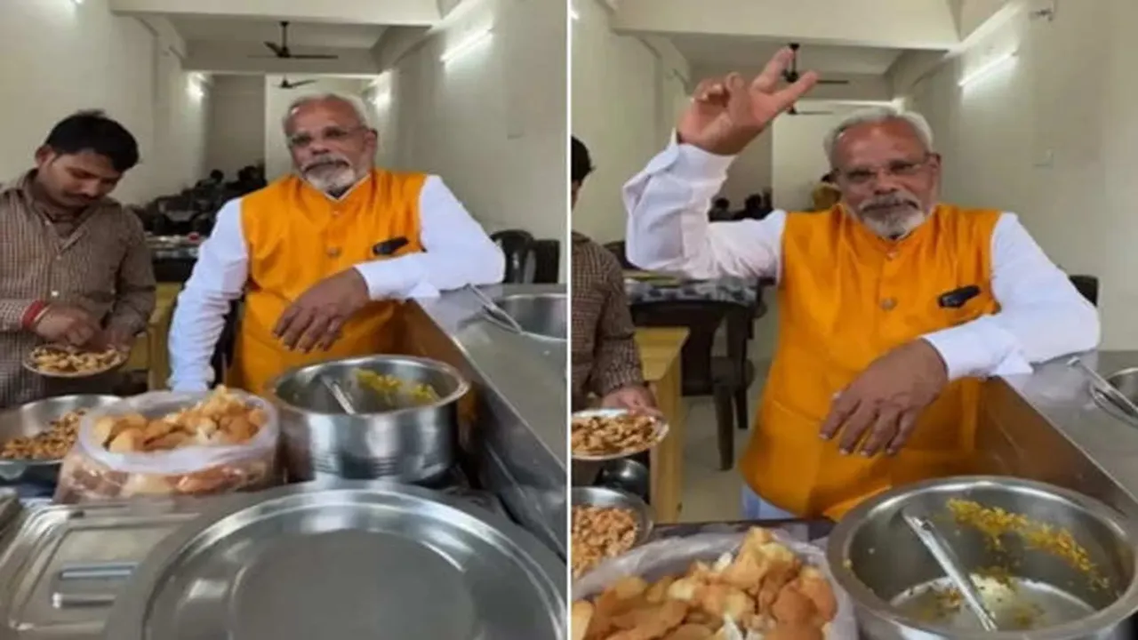 Gujarat,Prime Minister Narendra Modi,Vadodara,Modiji's look-alike selling Pani Puri,Street Food,India,Anand city,Modi lookalike,News,Weird News
