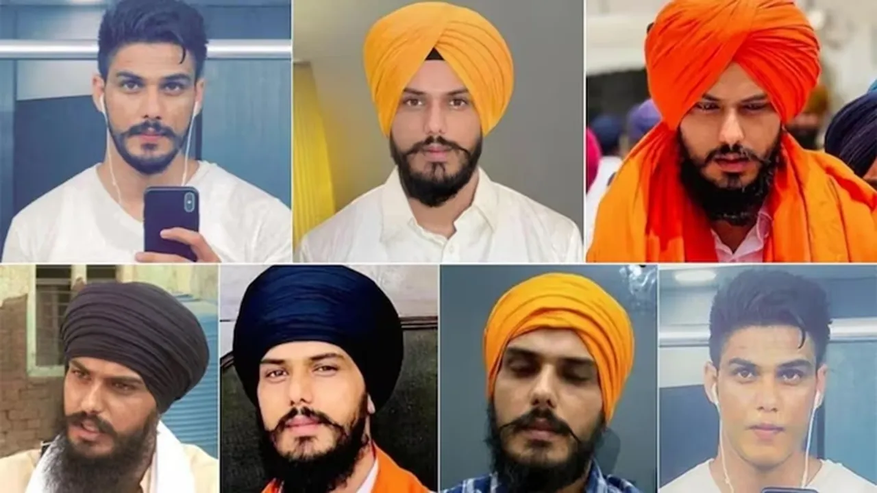 amritpal singh, amritpal singh news, punjab police, amritsar, jalandhar, amritpal singh absconding, khalistani leader, amritpal singh looks