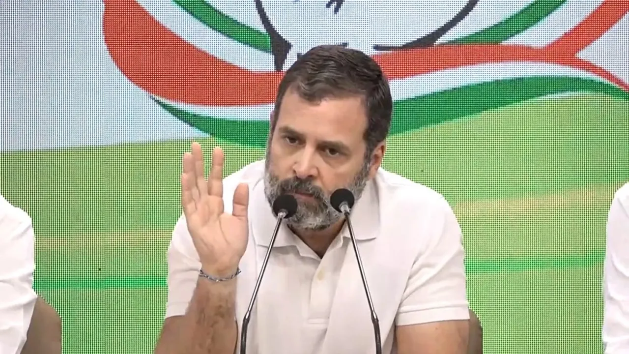 Rahul Gandhi Press Conference Live,