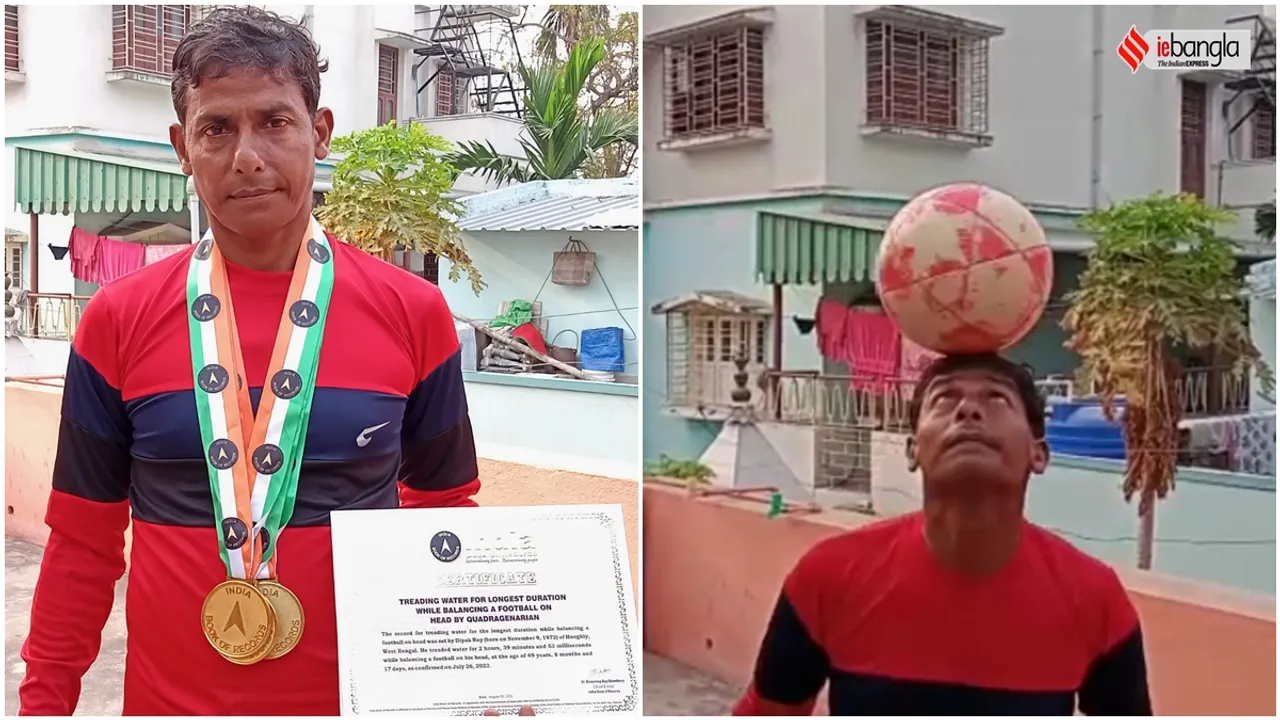 পায়ের ভেলকিতে বাজিমাত! 'জাগলিং'য়ে তাক লাগানো দক্ষতায় বিশ্বরেকর্ডে’র হাতছানি