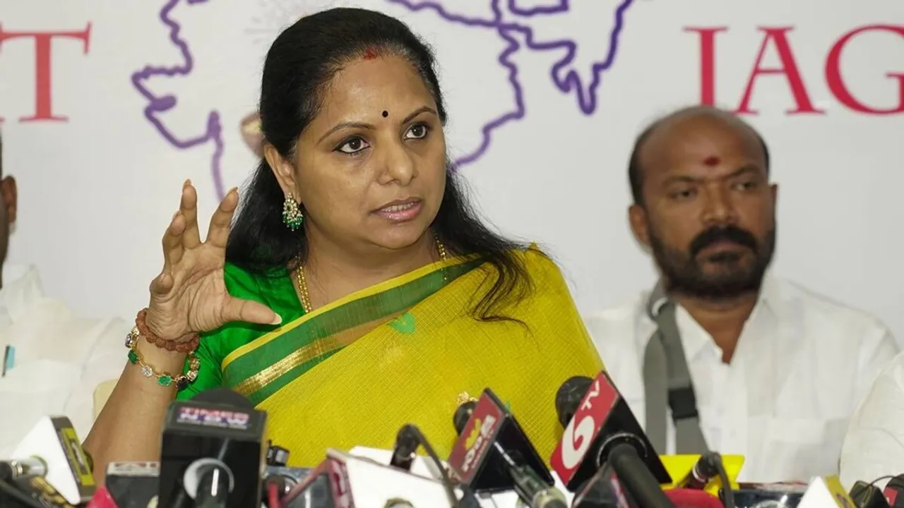 Kavitha, K Kavitha, KCR, K Chandrashekar Rao, Telangana Chief Minister, ED, Enforcement Directorate, money laundering case, Delhi excise policy, Arun Ramchandra Pillai, south group, liquor cartel, Sarath Reddy, Magunta Srinivasulu Reddy, Aurobindo Pharma, YSR Congress, BRS party, Central Bureau of Investigation, CBI probe, Prevention of Money Laundering Act, PMLA, alleged irregularities, bribery, AAP, Jantar Mantar, Women's Reservation Bill
