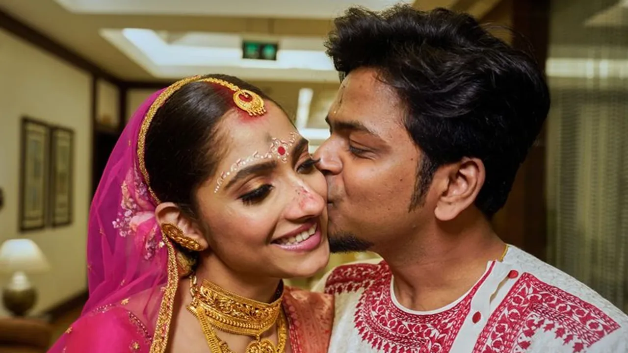 durnibar saha, durnibar saha marriage, durnibar saha facebook post, durnibar saha oindrila sen marriage post, durnibar saha second marriage, durni mohor