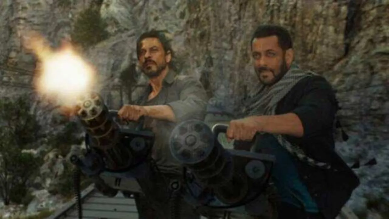 shah rukh khan, salman khan, tiger 3, special appearance, massive set, action scene, yrf, maneesh sharma, pathaan, high intensity action, adrenaline pumping sequences, emraan hashmi, katrina kaif, diwali release, bollywood, hindi film industry