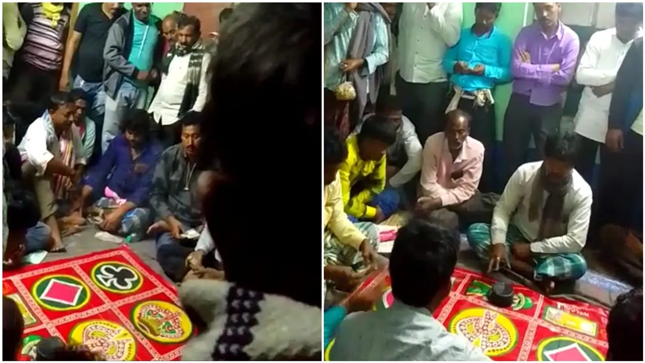 The video of the gambling event at the Tmc office is viral