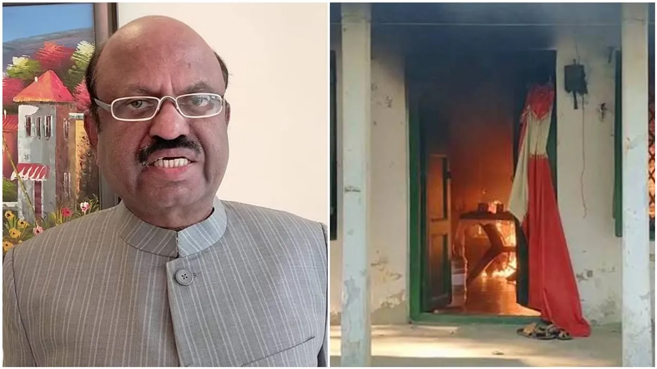 Kaliaganj News, কালিয়াগঞ্জের খবর, Kaliaganj North Dinajpur, কালিয়গঞ্জ উত্তর দিনাজপুর, people set fire at kaliaganj police station, কালিয়াগঞ্জ থানায় আগুন জনতার, minor girl rape and murder, নবালিকাকে ধর্ষণ করে খুন, Bengal News Today, আজ বাংলার খবর
