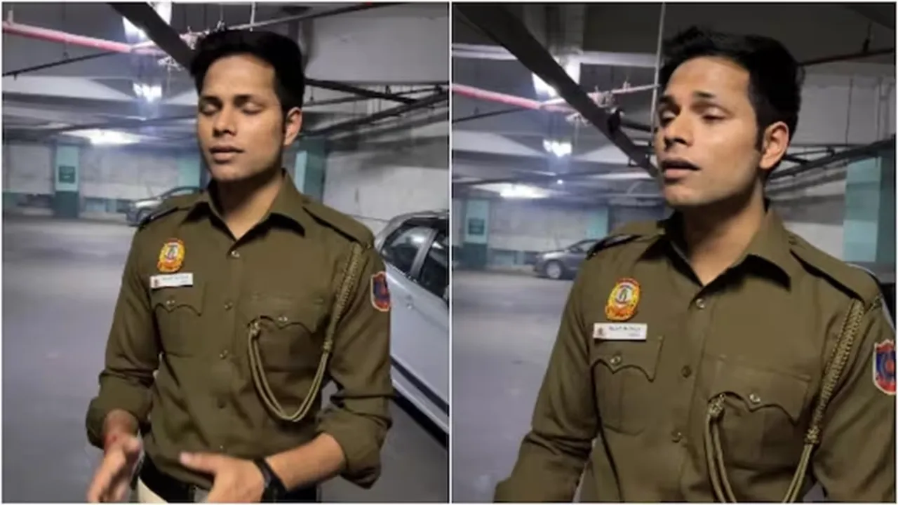 "Delhi cop's rendition of Dil Sambhal Jaa Zara deserves your attention. Viral, already