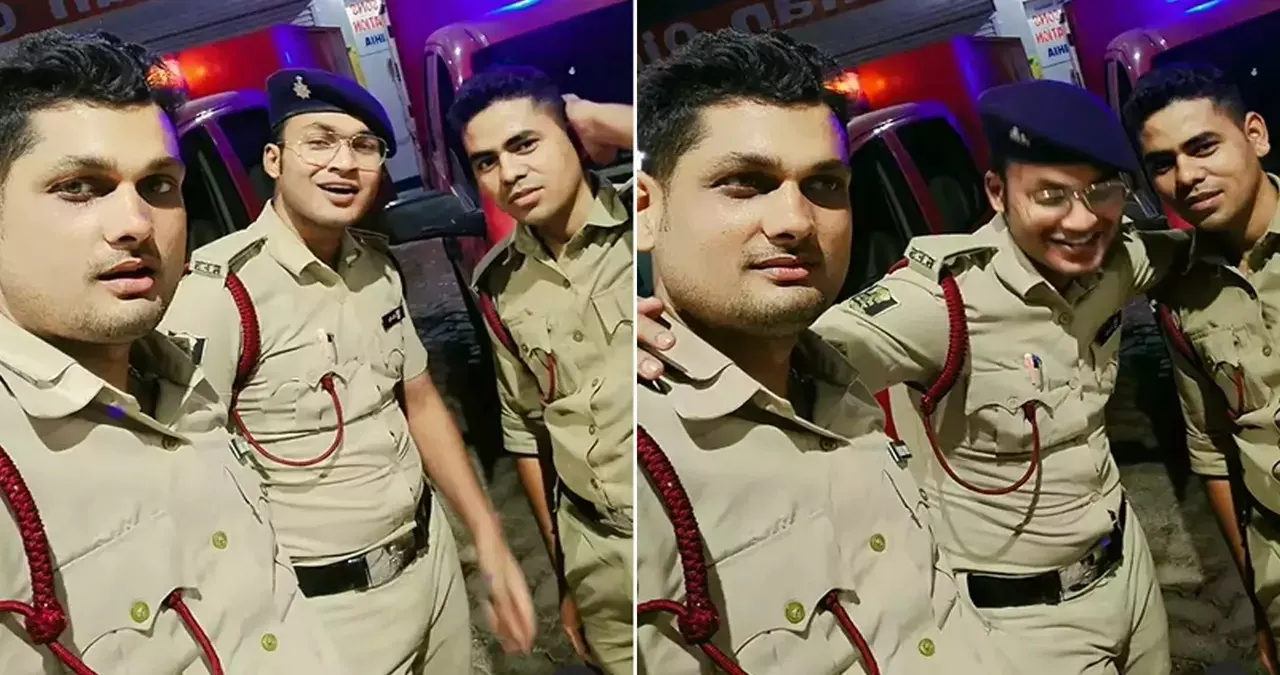 Policemen Making Reels, viral, trending, instagram, reel, viral video