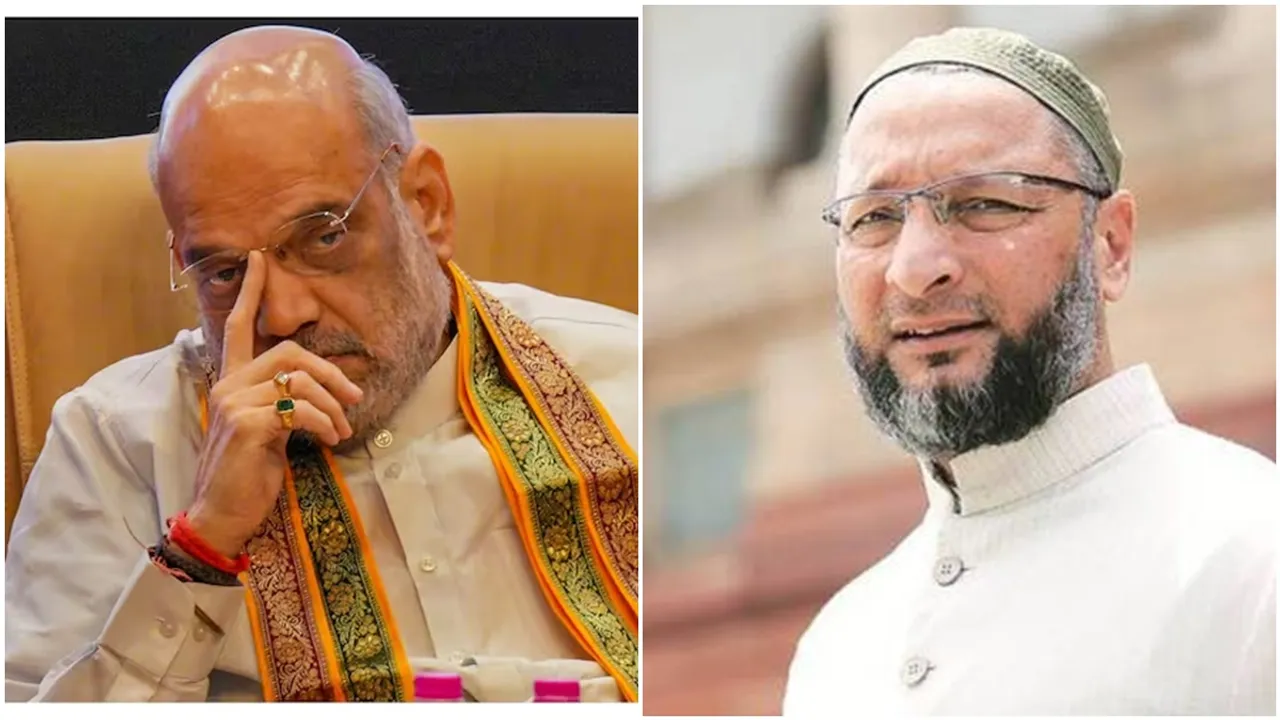 Asassuddin Owaisi, Amit Shah, Telangana, Amit shah in telangana, KCR, BRS, AIMIM, Owaisi, muslim reservation, BJP, Indian express
