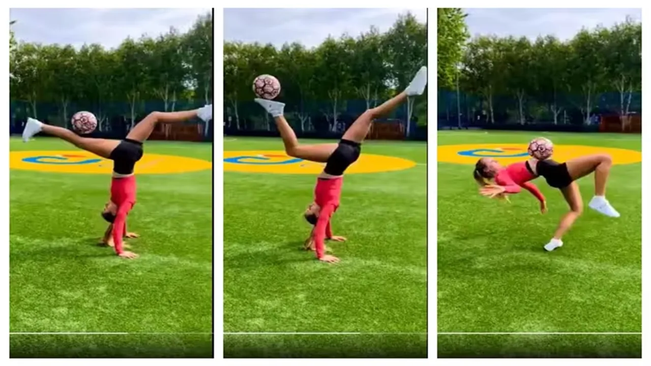 Freestyle Footballer,Girl,Video,Viral,Viral Video,football,dance,acrobatics,music,acrobats,gymnasts,viral news,viral news today,viral new song,viral news india,viral video news,viral video dance,viral videos today,viral video funny,viral video youtube,latest viral video
