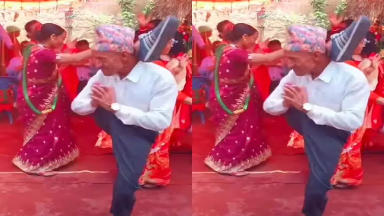 trending Video, viral video, Funny Video, Wedding Video, Chacha Ka Dance Video, Funny Dance Video, Funny Dance Video, Nepali Dance Video, Nepali Ka Dance Video, Viral Dance Video, Trending Dance Video, Trending Nepal Ka Video, Nepali Wedding Viral Video, Instagram Video, Man dancing doing Yoga poses