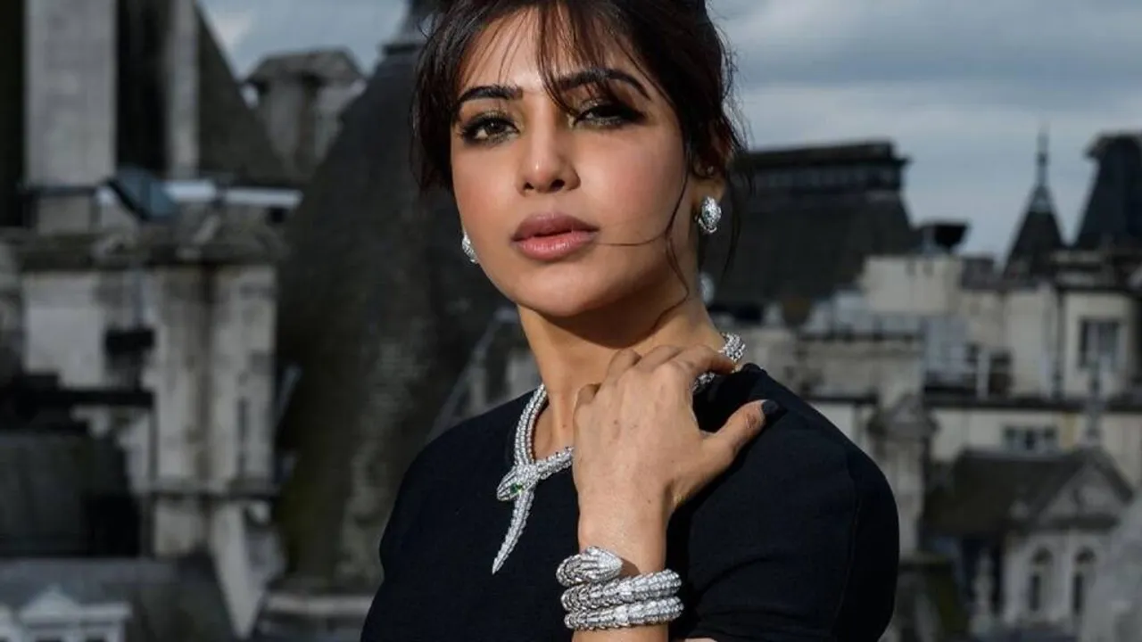 Samantha Ruth Prabhu Wears Diamond Bulgari Serpent Bracelet And Necklace