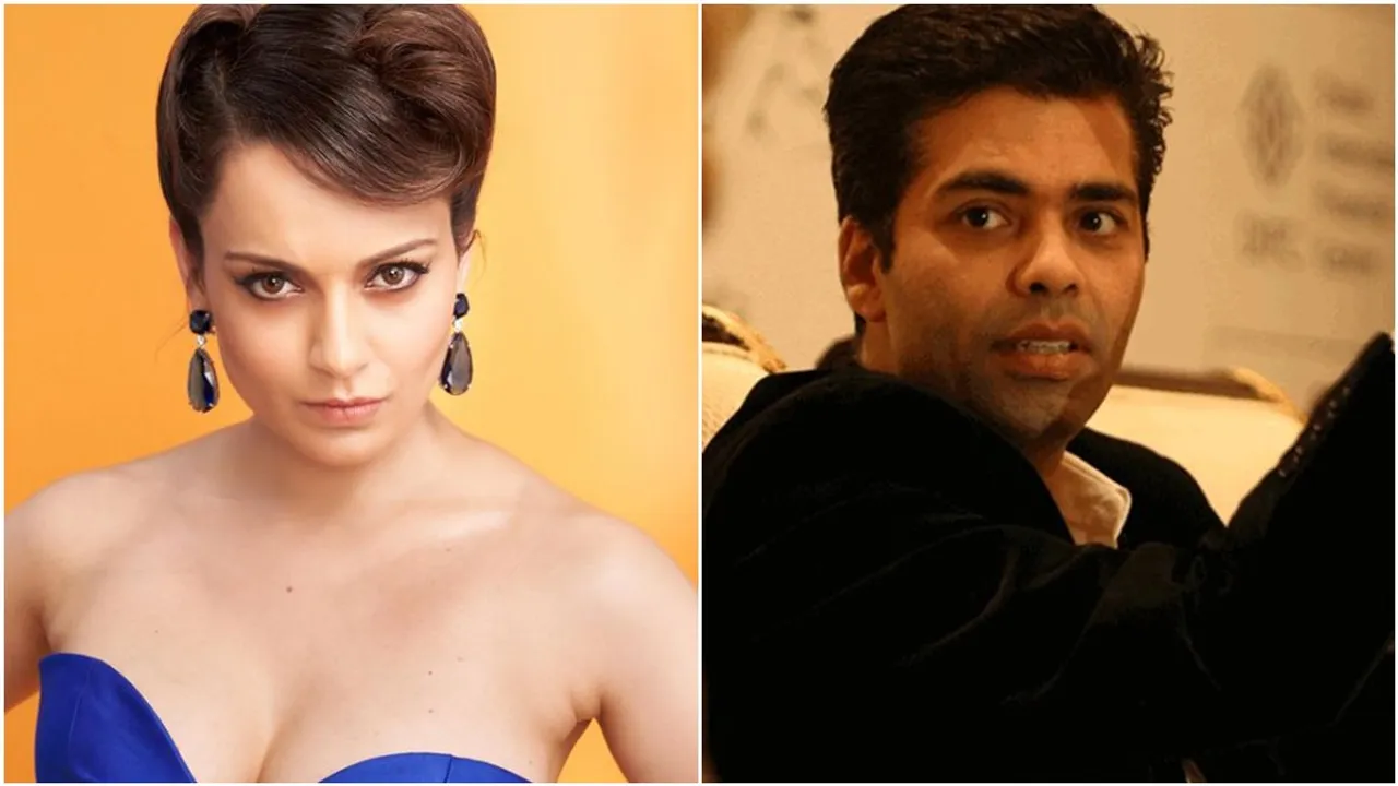 karan johar, karan johar slums by kangana ranaut