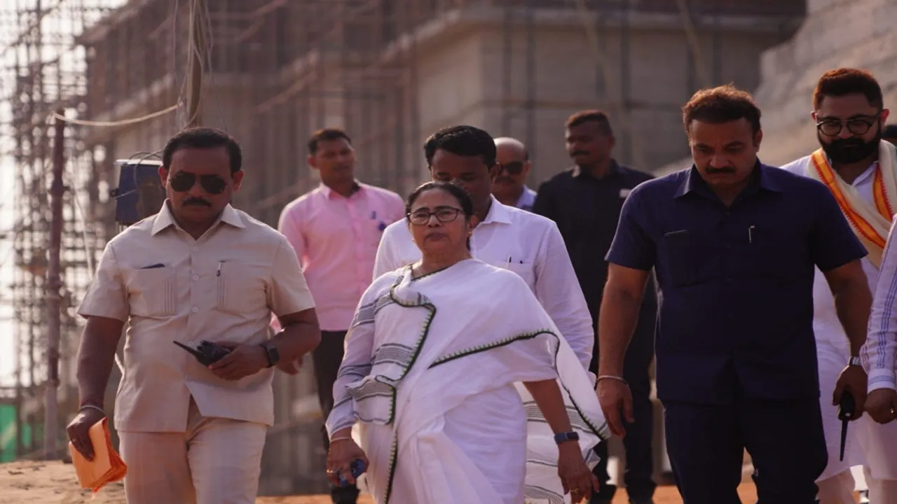 Mamata Banerjee visits Digha propose Jagannath temple site