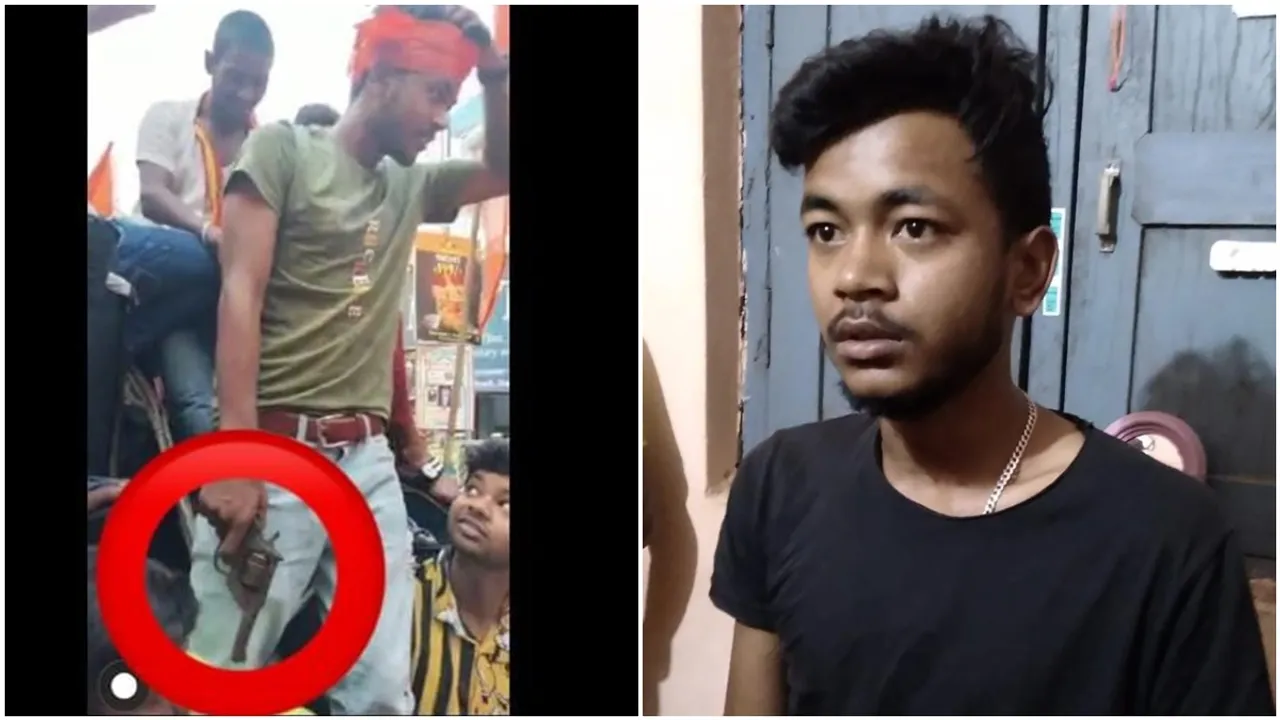 sumit shaw who participate howrah ramnabami rally with arms arrested from munger , রামনবমীর মিছিলে অস্ত্র হাতে যুবক! চিনিয়েছিলেন অভিষেক, অবশেষে গ্রেফতার