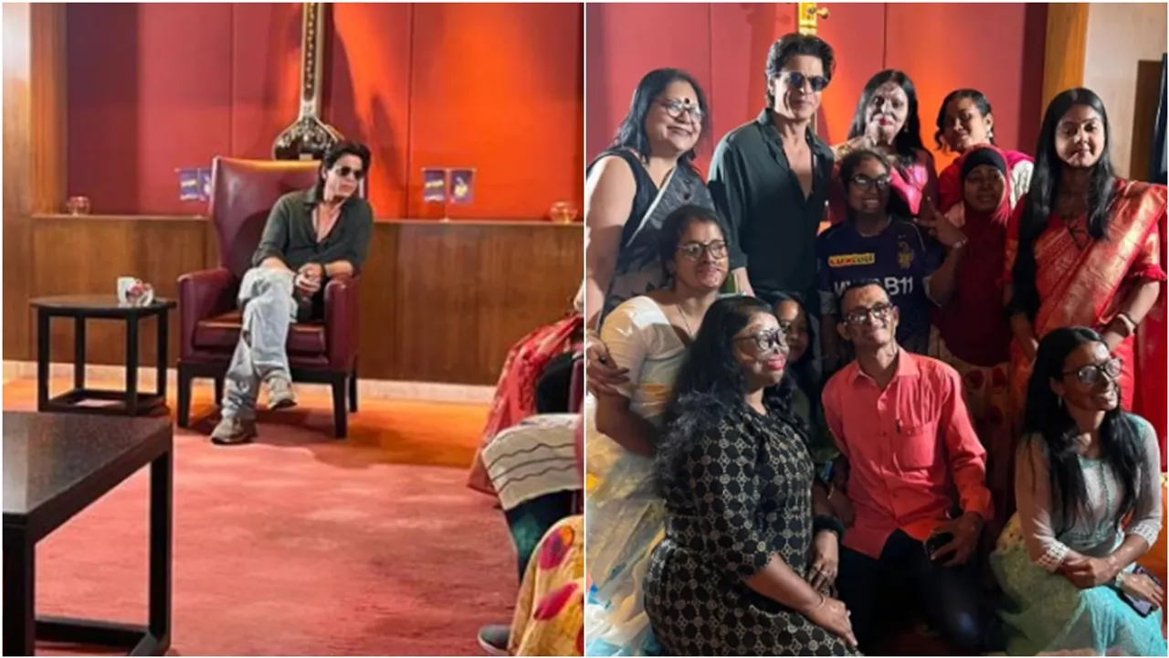 shah rukh khan with acid attack victim