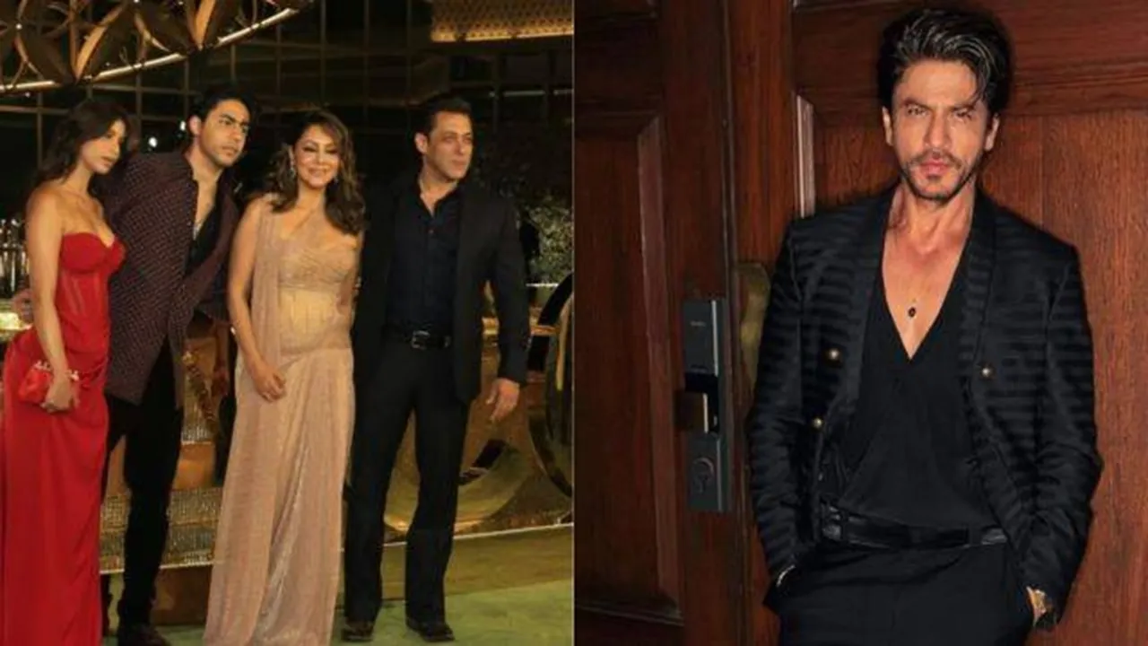 shah rukh khan, salman khan, suhana khan, aryan khan, gauri khan, salman and aryan, salman khan and aryan khan pic, Nita Mukesh Ambani Cultural Centre, nmacc