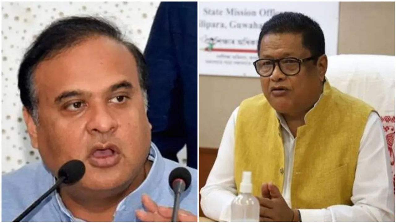 CM Himant Biswasharma and Assam Education Minister Ranoj Pegu