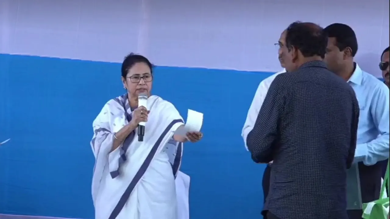 mamata distributed compensation cheque to egra blast victim families
