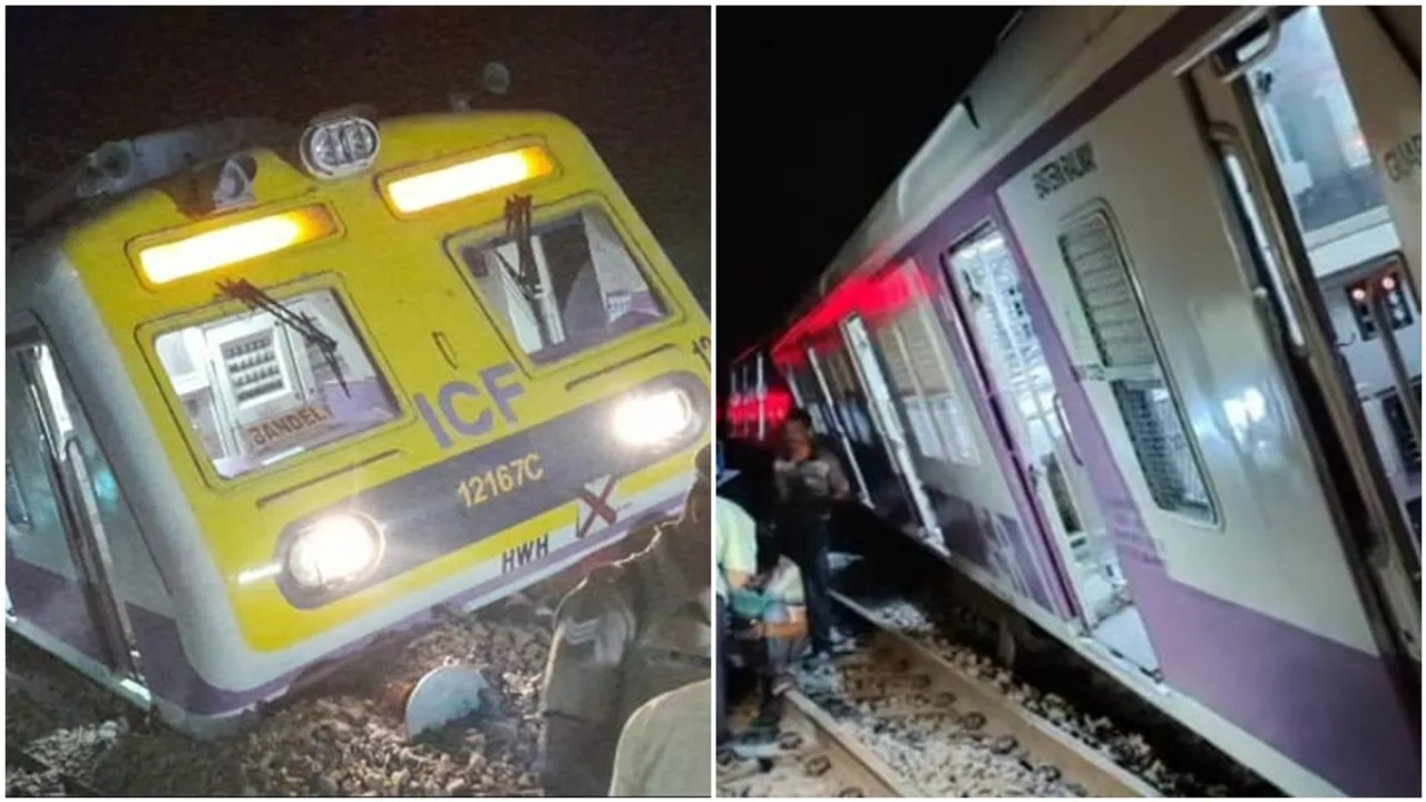 local train have derailed near shaktigarh station