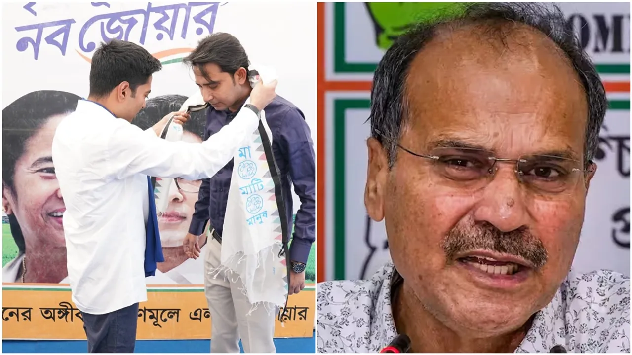 what is adhir chowdhurys reaction on byron biswass tmc joinning , বায়রনের ডিগবাজি! অধীর বললেন- 'অজুহাত দিও না, তুমি কেনাবেচায় নেমেছ'