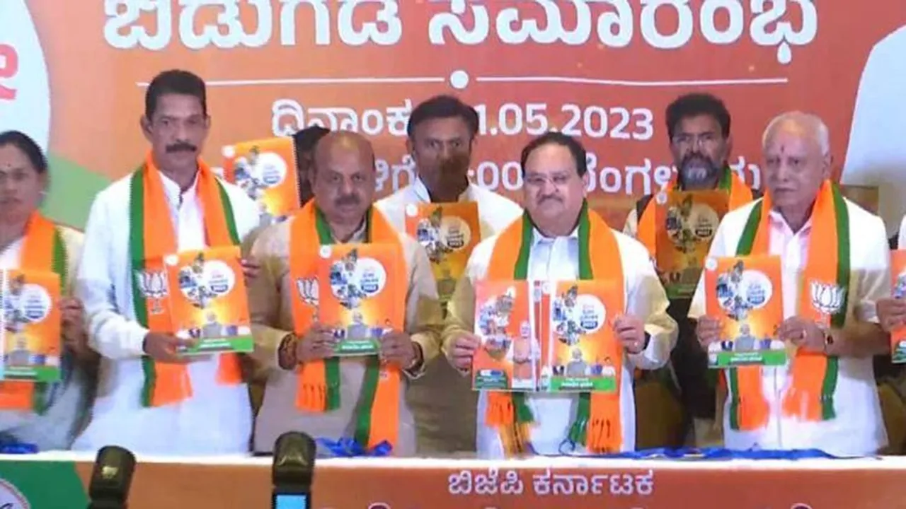 uniform civil code karnataka, karnataka elections live, karnataka elections live updates, karnataka elections live news, karnataka polls 2023, bjp manifesto, jp nadda karnataka, amit shah karnataka, rahul gandhi karnataka congress, bjp karnataka, karnataka congress, karnataka news, indian express