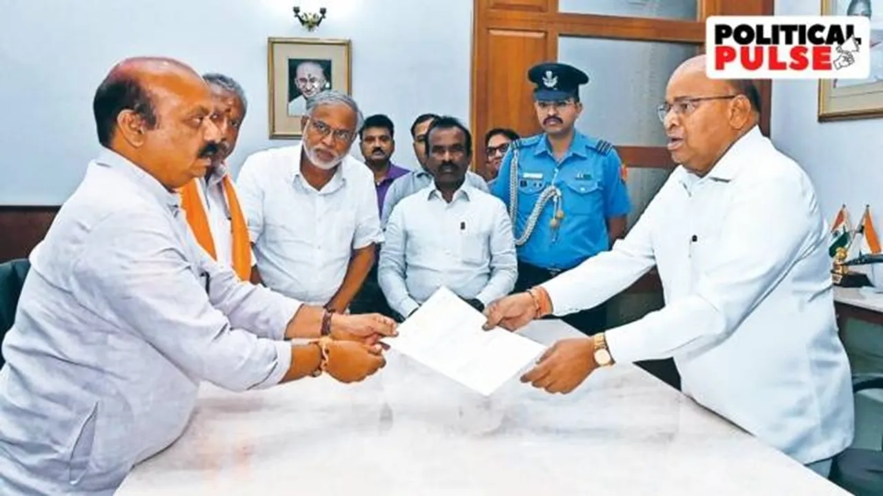 arnataka Polls 2023, Karnataka Assembly election, Karnataka Assembly polls, Karnataka BJP, Karnataka congress, Basavaraj Bommai, K S Eshwarappa, Political Pulse, Indian Express, India news, current affairs