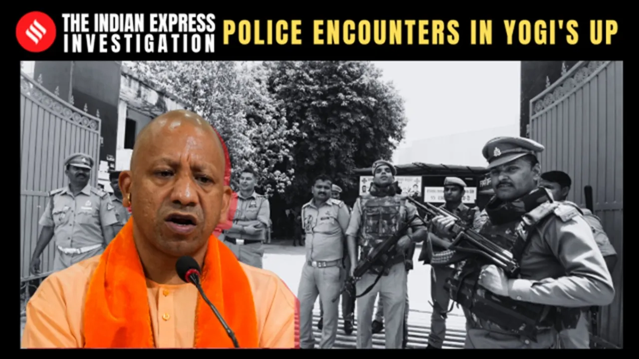 Yogi Adityanath, Uttar Pradesh encounters, Uttar Pradesh police encounters, UP police encounters, Lucknow news, Uttar Pradesh, Indian Express, current affairs