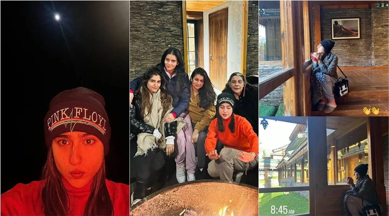 Sara Ali Khan enjoys 'full moon' with mom Amrita Singh in Kashmir