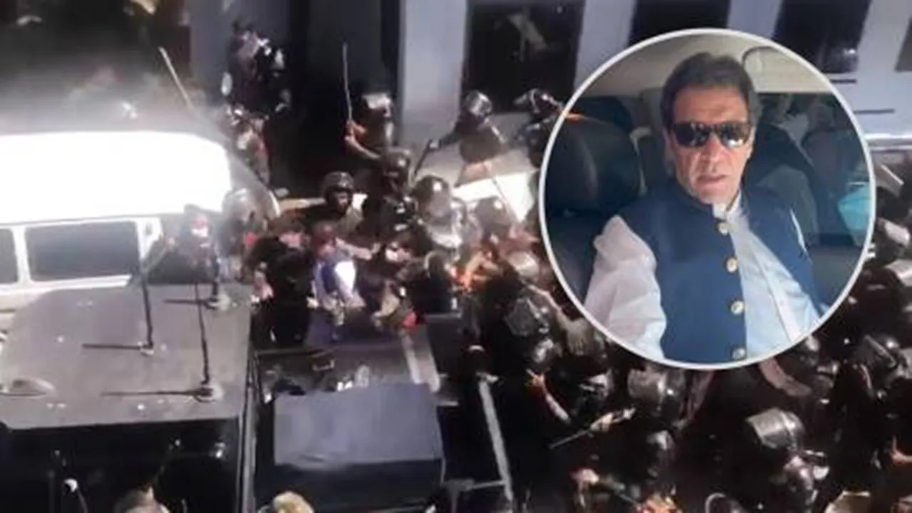 Imran Khan arrested , ইমরান খান গ্রেফতার, পাকড়াও পাক রেঞ্জার্সদের হাতে